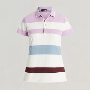 NWT RLX Ralph Lauren Striped Golf Polo, Size Small